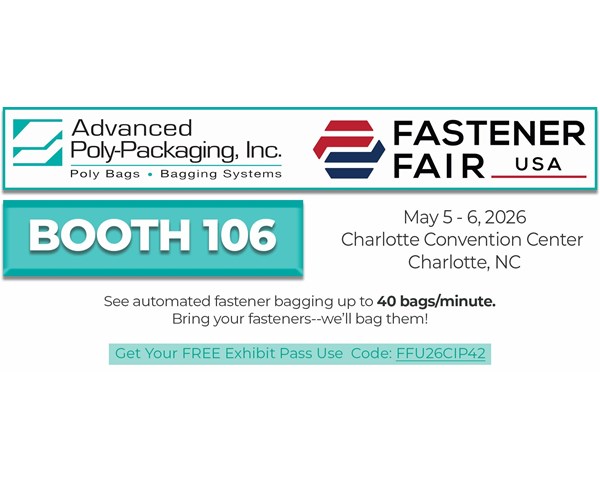 Advanced Poly-Packaging to Exhibit Counting and Bagging Systems at Fastener Fair USA 2026
