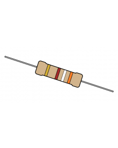 Resistor 390 Ω 1/4 W 5%