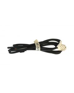 Power Supply Cord, 12' Long, Rating: 13 A /25 Volts, 5-15P Plug, 3-Conductor, 16 AWG, Stripped End.