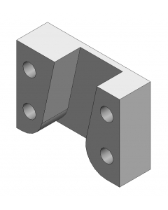 (Right) Guide Block, Seal Frame