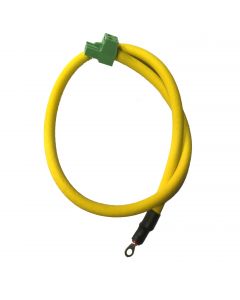 18" Yellow High Voltage Cable, (S-14 Baggers)